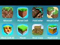 Minecraft, Planet Craft, PickCrafter, MergeCrafter, Block Craft 3D, Planet, Block Crazy, RealmCraft