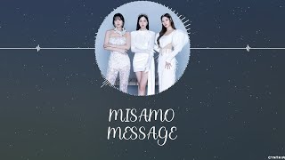 MISAMO - MESSAGE [KANJI+ROM+ENG] LYRICS