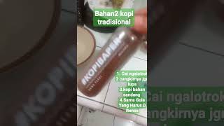 Bahan-Kopi Tradisional