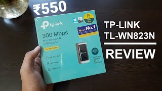 Best WiFi USB adapter for PC | Tp-Link N300 Mini TL-WN823N Unboxing and Review screenshot 4