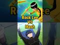 ROCK LEE VS MASH #mashle #naruto #shorts
