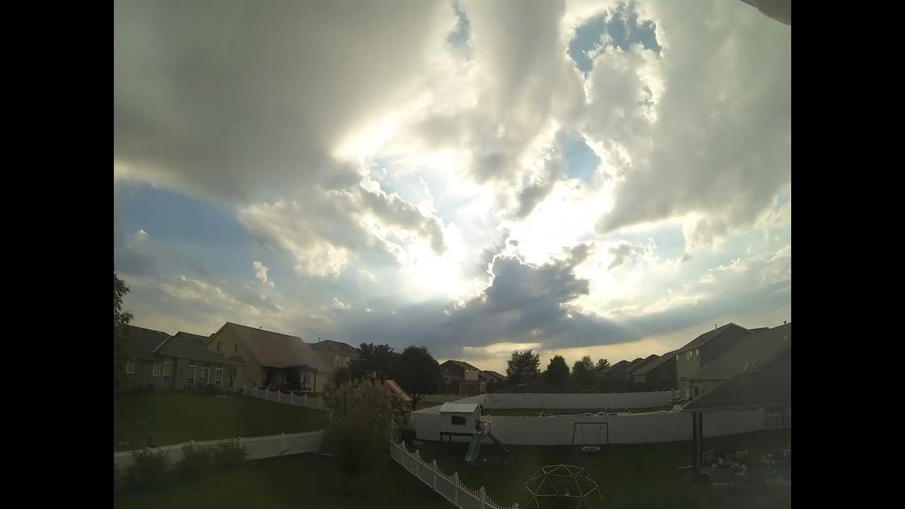 TimeLapse Scattered Thundershowers YouTube