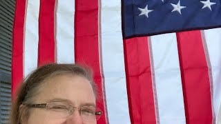 American flag blanket update 🥰