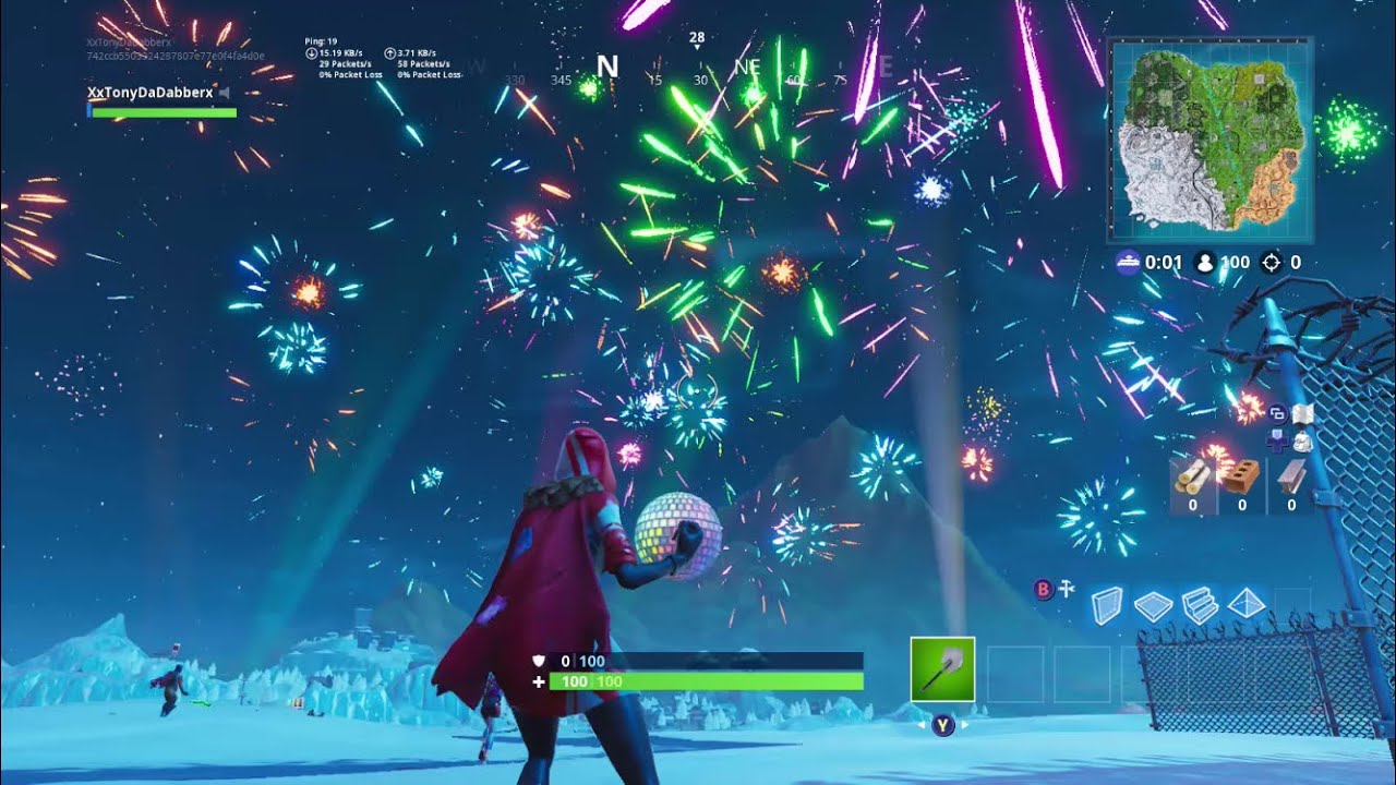 Fortnite New Years Event At Spawn Island Fortnite Battle Royale