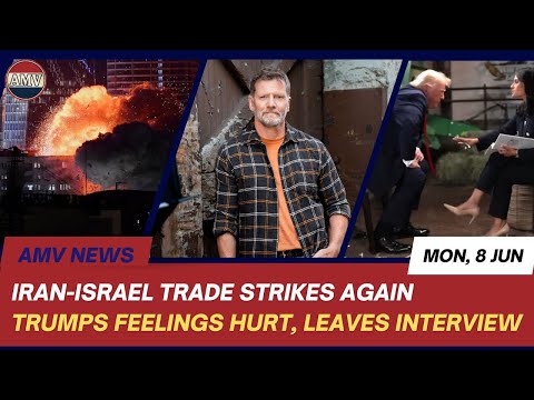 AMV News. Mon, 8 Jun. Iran and Israel trade strikes again. Pentagon concerned about Israeli spying.