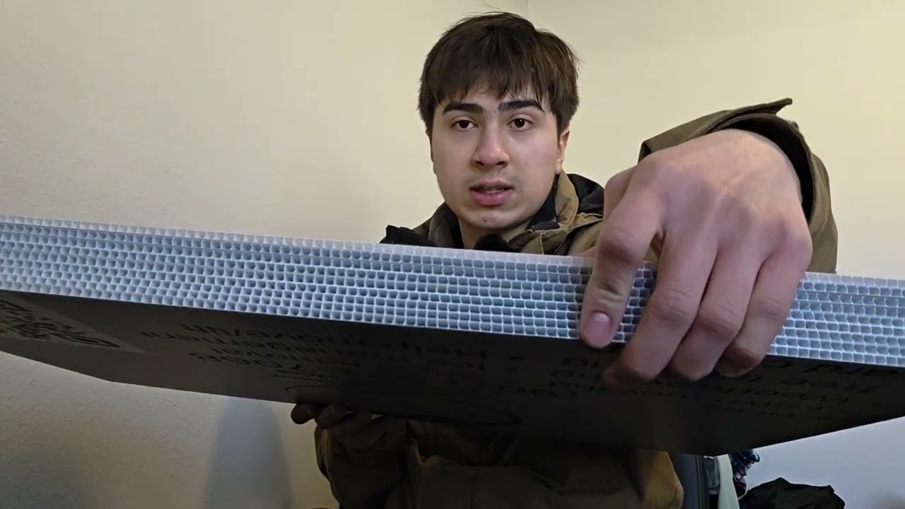 Unboxing my new business signs!