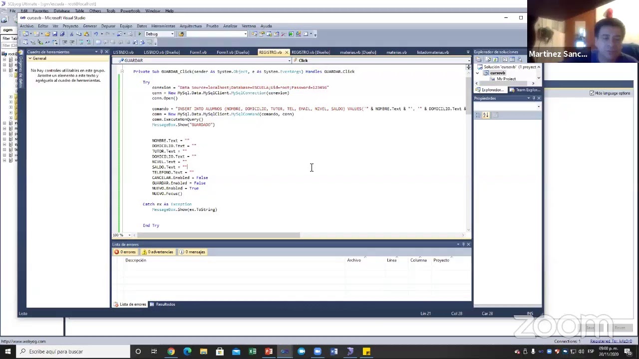 Conectar Visual Basic Con Mysql