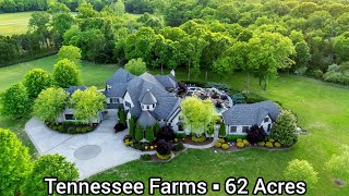 Tennessee Farms For Sale/ 62 Acres / Flat and Fenced Land / Tennessee Land For Sale Natural Spaces