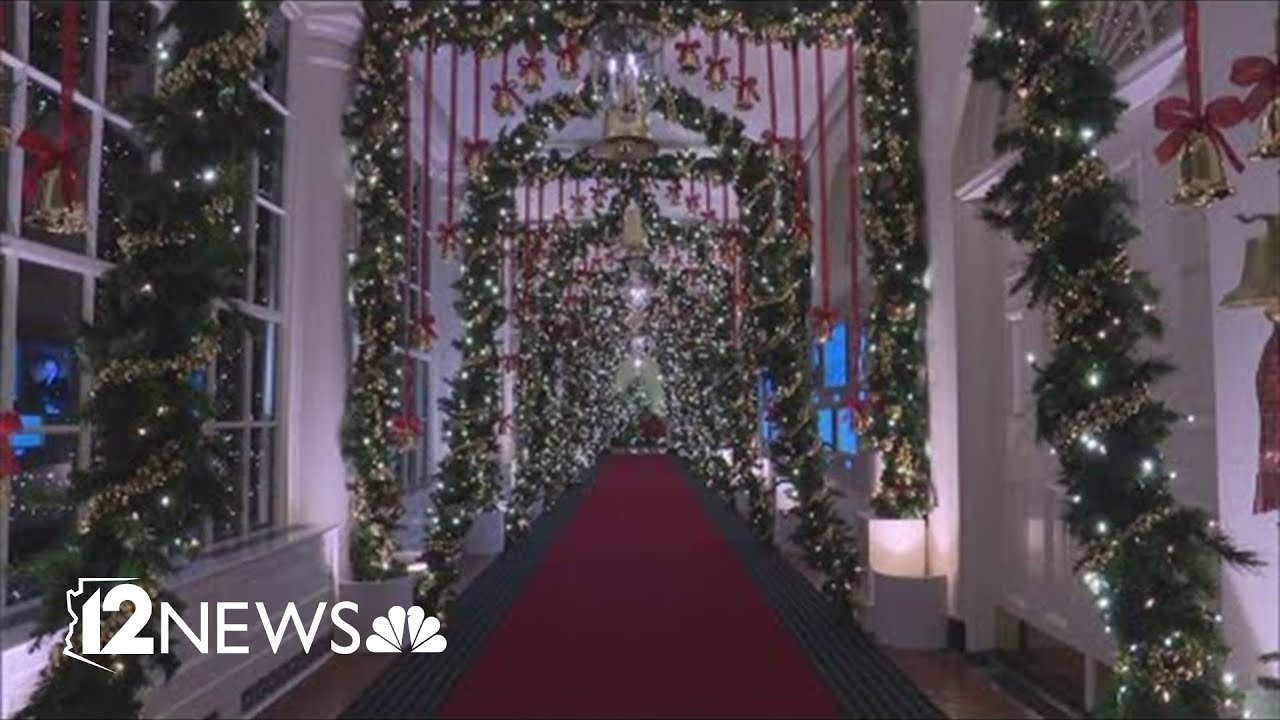 White House Christmas decorations 2024 - YouTube