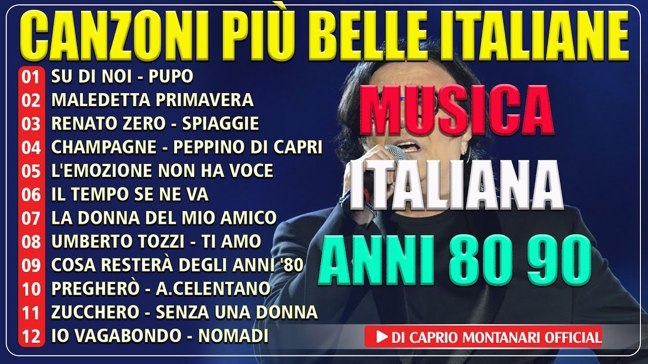 Canzoni Italiane Anni 70' 80' 90' ☢️ Eros Ramazzotti, Laura Pausini, Adriano Celentano, Toto Cutugno
