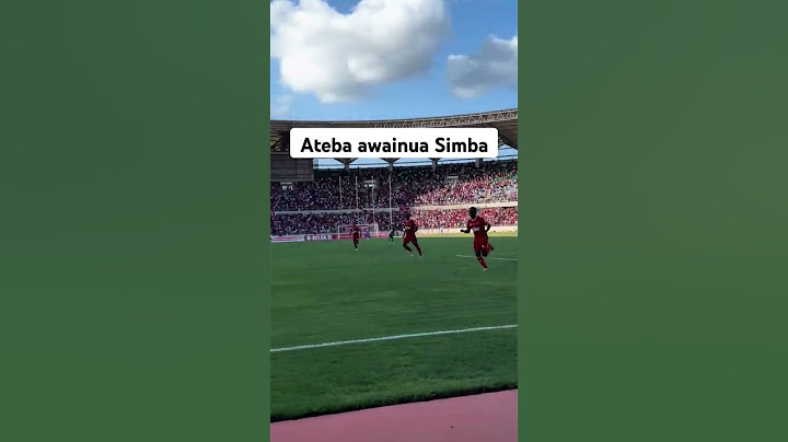 Lionel Ateba awainua Simba Lupaso, bonge la bao