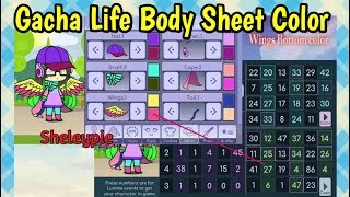Gacha Life BODY SHEET Color SECRET + Shout Out! YouTube