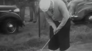 Bobby Locke / PUTTING Vintage Footage 1930's and 1940's