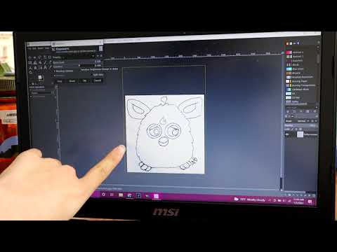Video: Hoe digitaliseer ik een tekening in gimp?