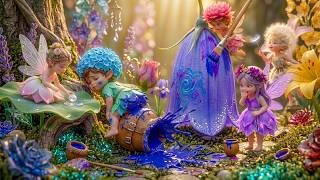 Tiny Forest Spirits Painting Spring Flowers 🌸 Relaxing Celtic Music & Nature Ambience screenshot 4