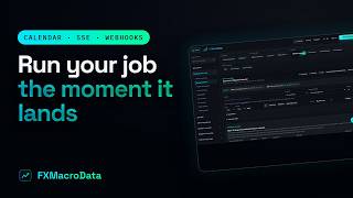 Schedule Jobs Around Official Release Times: Calendar API, SSE Stream and Alerts