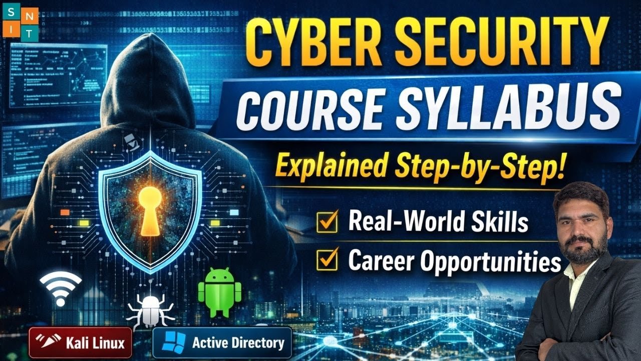 Career in Cyber Security | Real-World Skills & Career Path | Course Syllabus Explained