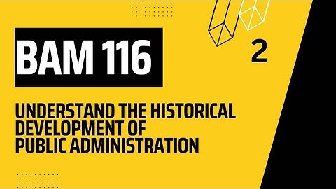 ELEMENTS OF PUBLIC ADMINISTRATION