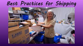 eBay Best Practices - Reseller Shows How She Ships Stuff She Sells