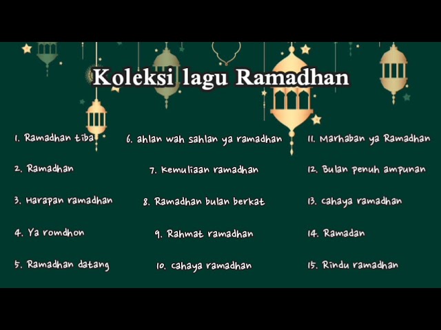 koleksi lagu ramadhan class=