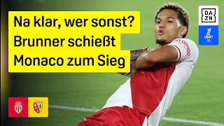Natürlich wieder Brunner! AS Monaco - RC Lens | 5. Spieltag | Ligue 1 | DAZN Highlights