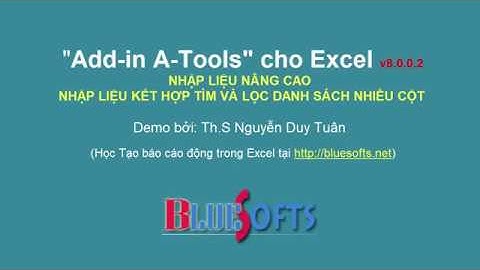 Cách ẩn hiện các cột trong danh sách tìm kiếm của Nhập liệu nâng cao của A-Tools