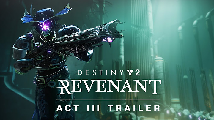 Destiny 2: Revenant | Act III Trailer [AUS]