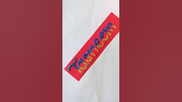 Tasneem💕 name calligraphy|#calligraphy #writing #diy #youtubeshorts #shorts #trending #lettering