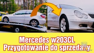 Mercedes w203 CL coupe przygotowanie do sprzedaży/detailing przez handlarza 3/3 |HANDLUJTYM