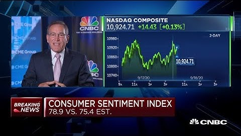 Consumer sentiment index comes in at 78.9 versus 74.5 estimated
