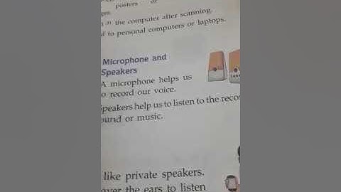 STD 2 COMPUTER Chapter-3 PARTS OF A COMPUTER (PART-3)