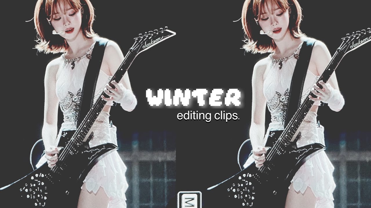 Aespa Winter 4k editing clips | Scenepack 