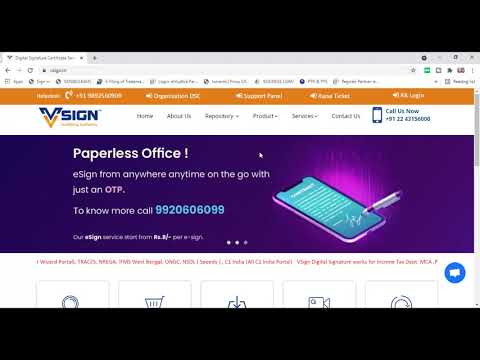 VSIGN DIGITAL SIGNATURE DOWNLOAD PROCESS I VSIGN SIGN AND ENCRYPTION CERTIFICATE DOWNLOAD