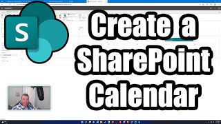 how to create a calendar in sharepoint | microsoft sharepoint | 2022 tutorial