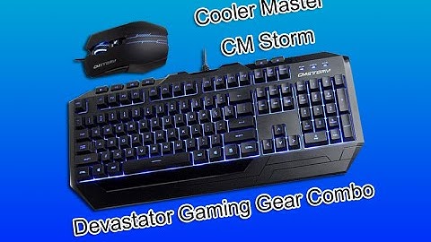 Cooler Master Devastator Gaming Gear Combo Overview