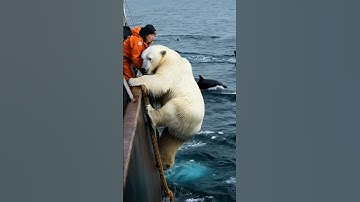 🐻Save a cute polar bear from a horde of aggressive creatures! A heartwarming rescue!👩