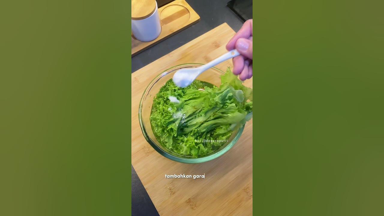 TIPS prepare salad sayur super sehat 💕 #sqlad #saladsayur #masakansehat #makanansehat