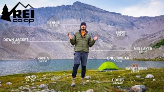 I Went Backpacking In REI's Cheapest Hiking Outfit $$$