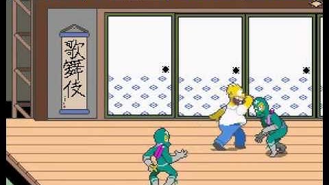 The Simpsons arcade Homer part 4
