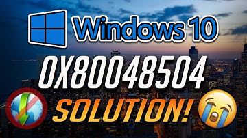 How to Fix Windows Update Error 0x80048504 in Windows 10 [Tutorial] 2025