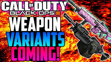 "WEAPONS VARIANTS" coming to BLACK OPS 3!? ACTUAL GUNS! Supply Drop DLC