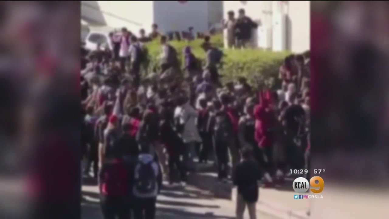 Parents Speak Out Following Wild Brawl At High School In Reseda - YouTube