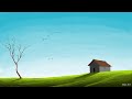 How to Draw in Ms Paint | drawing in paint in computer | paint in computer | scenery drawing