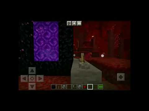 easiest way to break a nether portal without diamond pickaxe in nether