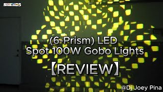 【REVIEW】100 WATT SPOT LED MOVING HEADS by @DjJoeyPinaDJ #shehds #shehdslighting #review #dj #sales
