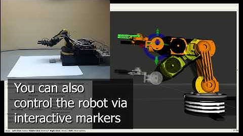 Robot Arm Controlled via ROS