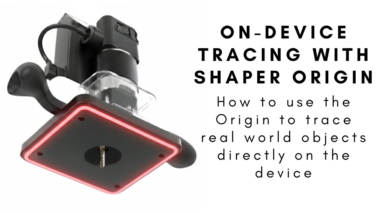 Трассировка на устройстве Shaper Origin: как обвести фигуру без компьютера/фотографий #shaperorigin