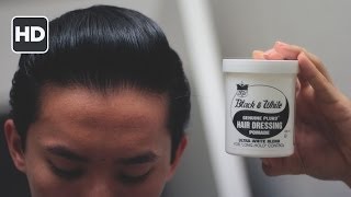 Black & White Hair Dressing Pomade Review - Genuine Pluko Pomade Pomade .com Black & White Hair Dressing Pomade Review - Genuine Pluko Pomade Pomade .com