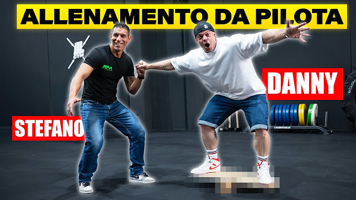 DANNY LAZZARIN PROVA UN ALLENAMENTO DA PILOTA