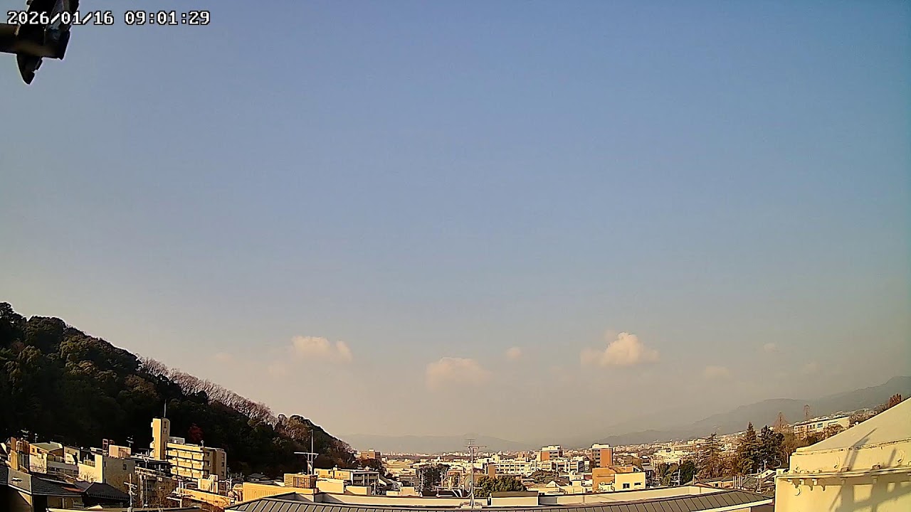 京都府京都市左京区北白川久保田町ライブカメラ Kyoto Sakyo Live camera.world.cam